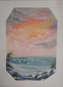 Pastel seascape